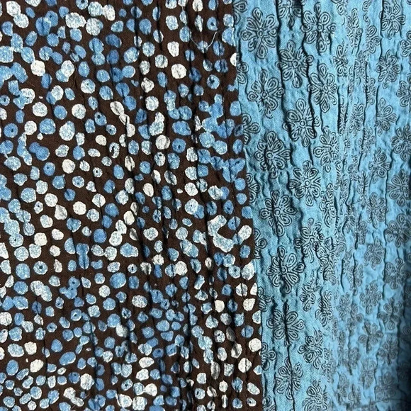 Habitat top,women NEW! M& L,Grotto,44815,Turquoise boxy,oversize,multimedia - Picture 5 of 16